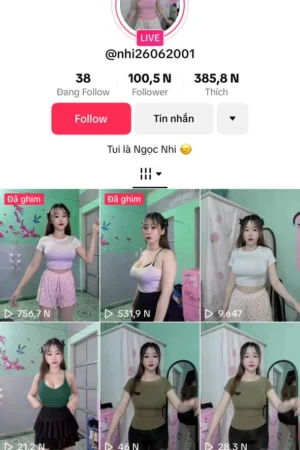 Hóng phốt hot tiktoker 100k follow Huệ Nhi lộ clip hot show hàng Zalo